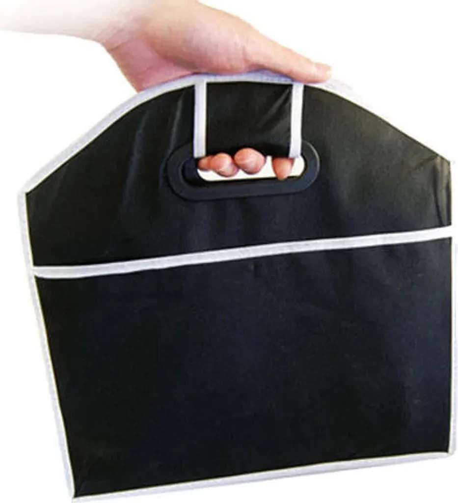 Verk Kofferraum-Organizer aus Polyester mit 3 Fächern und 4 Taschen – faltbar Verk Kofferraum-Organizer aus Polyester mit 3 Fächern und 4 Taschen – faltbar
